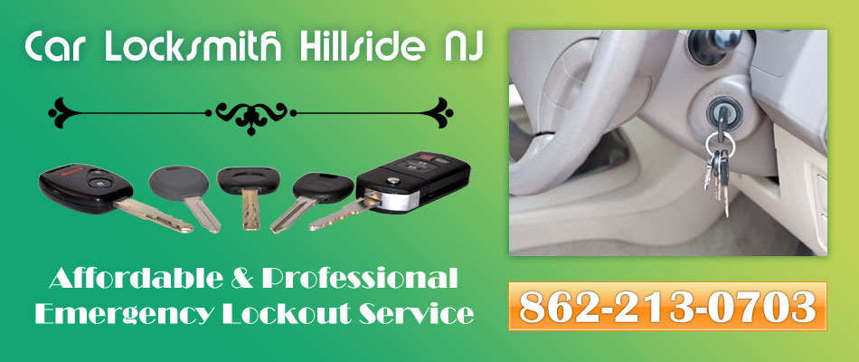 Car Locksmith Hillside NJ banner